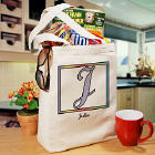 Initially Yours Personalized Canvas Tote Bag